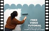 Ideal Stencils Scallop Border Nursery Wall Stencil Size L 10x80cm view 7