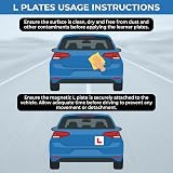 ARVO 2 Pack Magnetic L Plates 178mm x 178mm UK Road Legal Learner Signs view 5