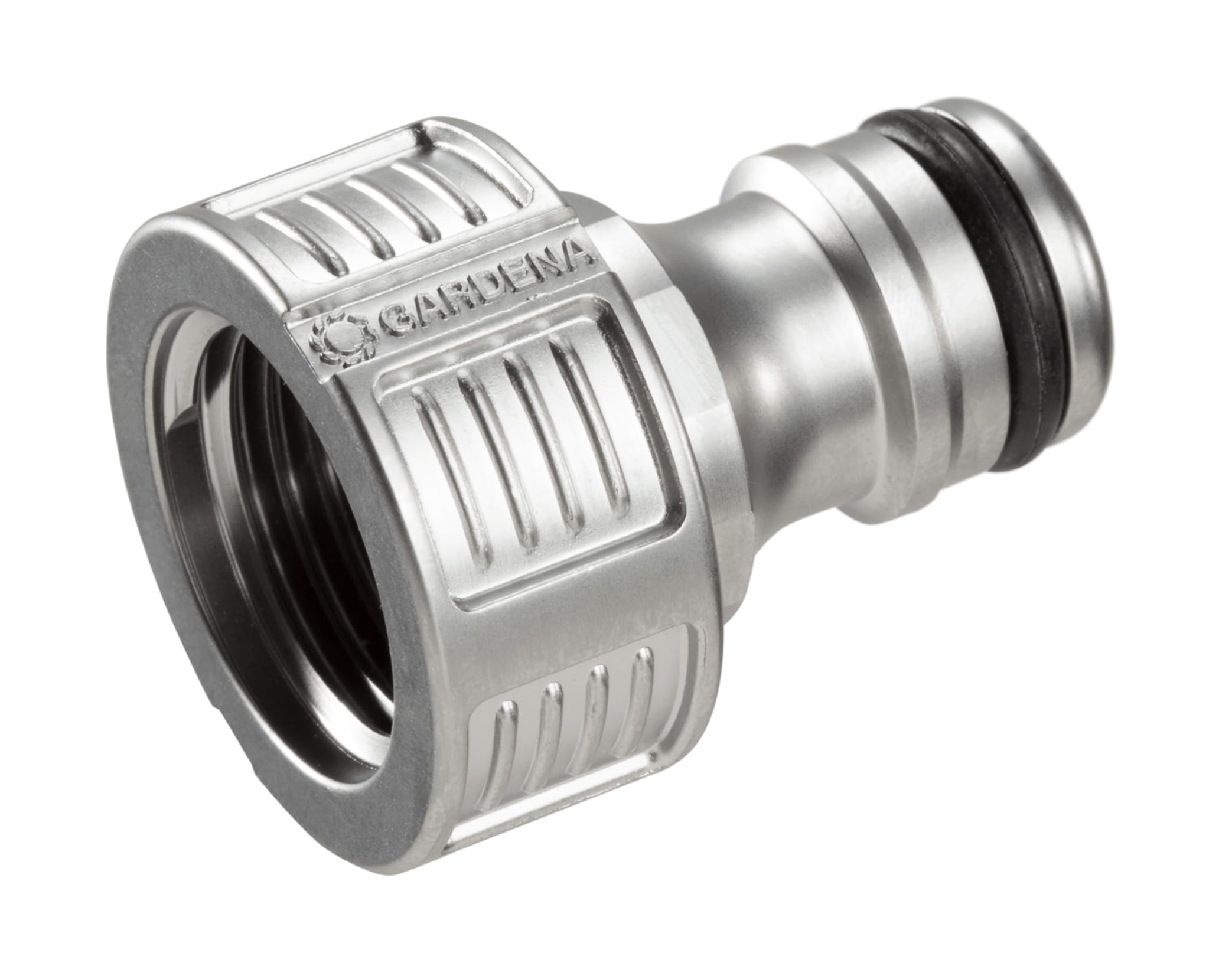 Gardena Premium Tap Connector 21 mm (G 1/2 inch): Adapter for taps, Frost-Resistant, Packaged (18240-20)