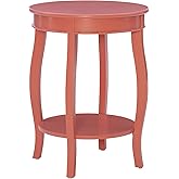 Powell Phipps Coral Accent Side Table with Shelf