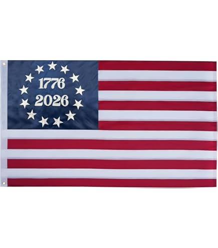 Amazon.com : Flagolden Embroidered Betsy Ross Flag 3x5 Feet
