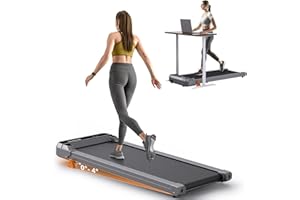 Walking Pad Treadmill with Incline - Vitalwalk Portable Under Desk Treadmill for Home Office Apartment, 3-Levels, 2.5HP Ultra-Quiet, 300lbs Capacity Mini Space-Saving Compact with Remote Control