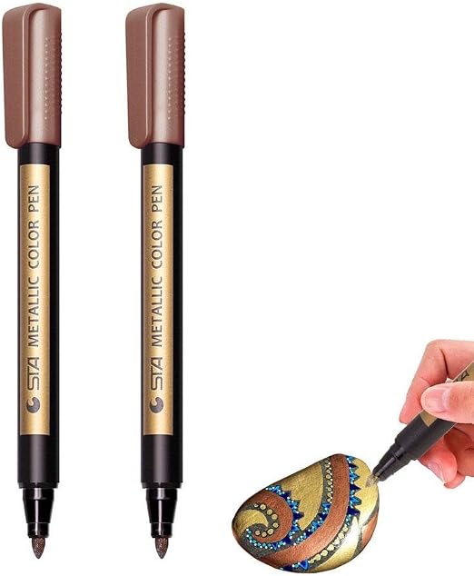Aolvo Fine Metallic Marker Farben Stifte Kreide Marker