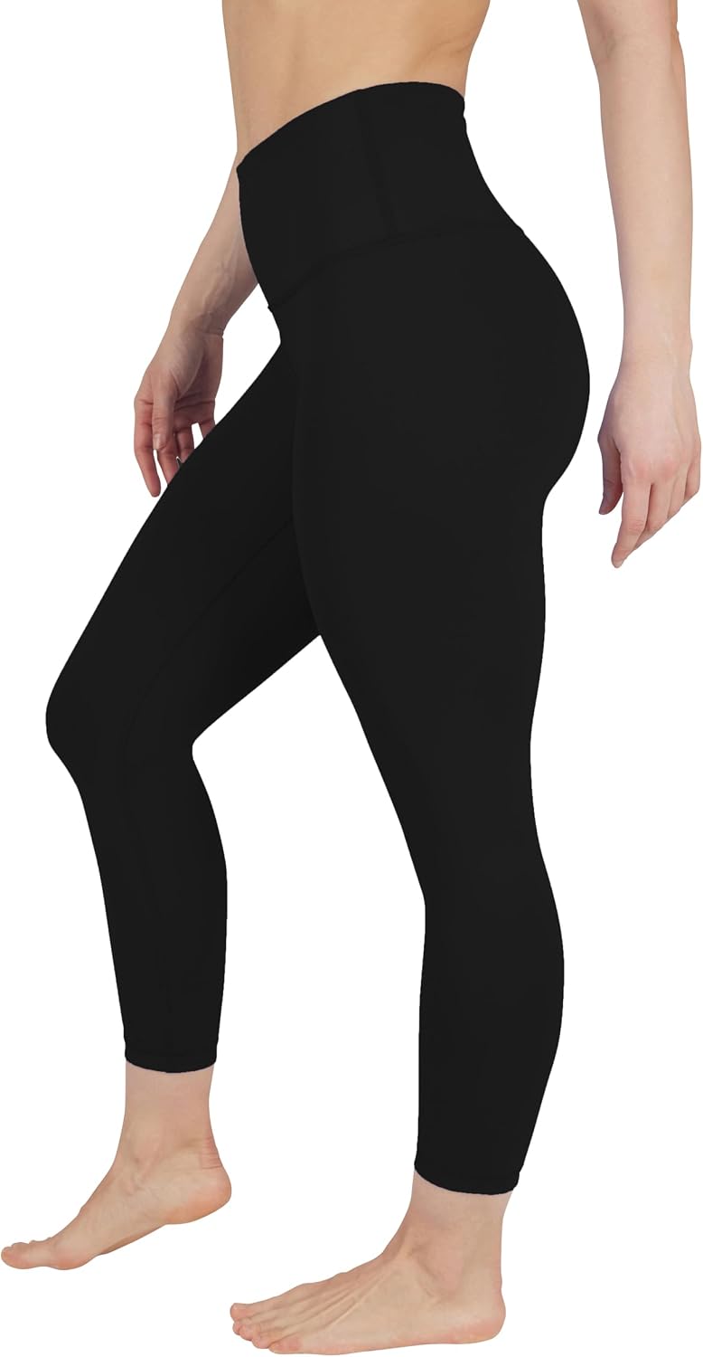 90 Degree By Reflex Womens High Waisted Leggings Capri Workout Yoga Pants