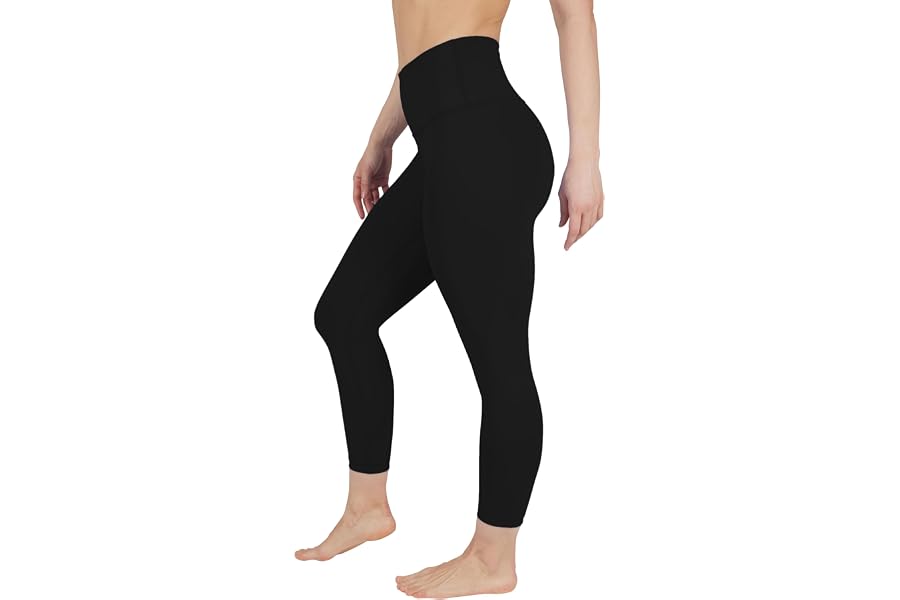 90 Degree By Reflex Womens High Waisted Leggings Capri Workout Yoga Pants