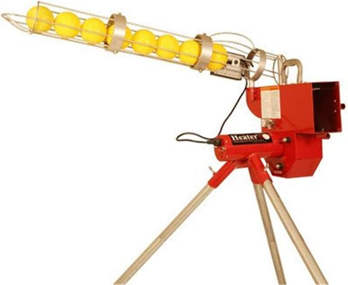 Heater Sports Softball Pitching Machine with 9 Ball Automatic Feeder : Baseball Pitching Machines : Sports & Outdoors