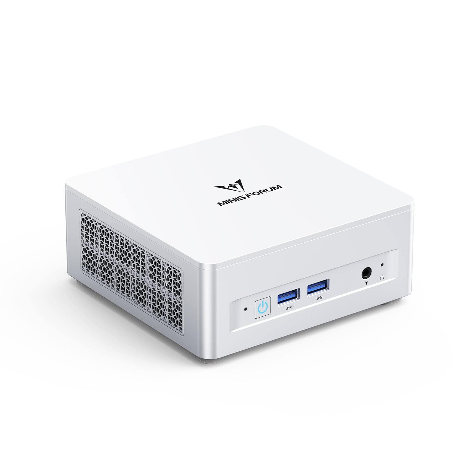 MINIS FORUM UM880 Plus Mini PC mit AMD Ryzen 7 8845HS(8C/16T, bis zu 5.1GHz),Mini Computer Radeon 780M Grafik 32GB DDR5 1TB PCIe4.0 SSD,OCuLink,5xUSB Port,Triple Display mit HDMI+DP+USB4,Wifi6e