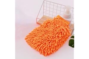 Car Wash Mitt Premium Microfiber Cleaning Cloth Towel for Car Washing and Detailing Double-Sided Scratch-Free, Lint-Free, 6.7