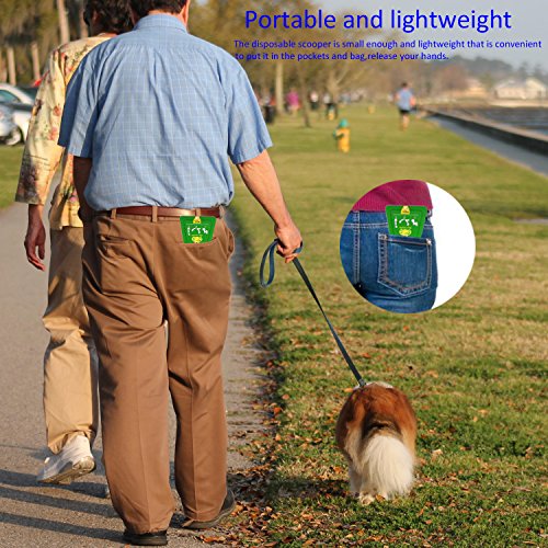 Perzcare Dog Waste Bags Heavy Duty Pet Pooper Scooper Disposable Poop Bags Pickup Remover for Outdoor Pet Puppy Cat Kitten 12Pcs/Pack