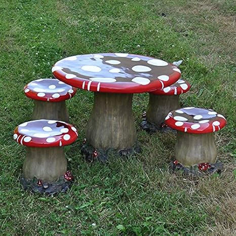 children's toadstool table and chairs