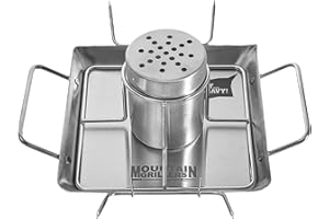 MOUNTAIN GRILLERS Beer Can Chicken Roaster Stand - Stainless Steel Holder - Barbecue Rack for The Grill, Oven or Smoker - Dishwasher Safe - Includes 4 Vegetable Spikes
