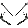 TRQ Front Tie Rod Set Compatible with 2003-2007 Cadillac CTS
