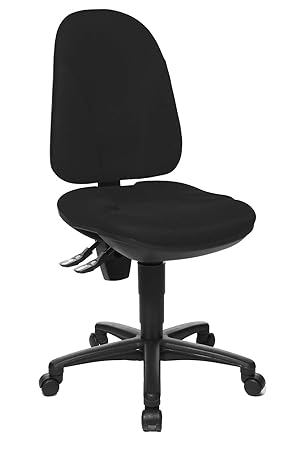 Topstar Point 35, Bürostuhl, Schreibtischstuhl, Rückenlehne höhenverstellbar, Bezugsstoff schwarz