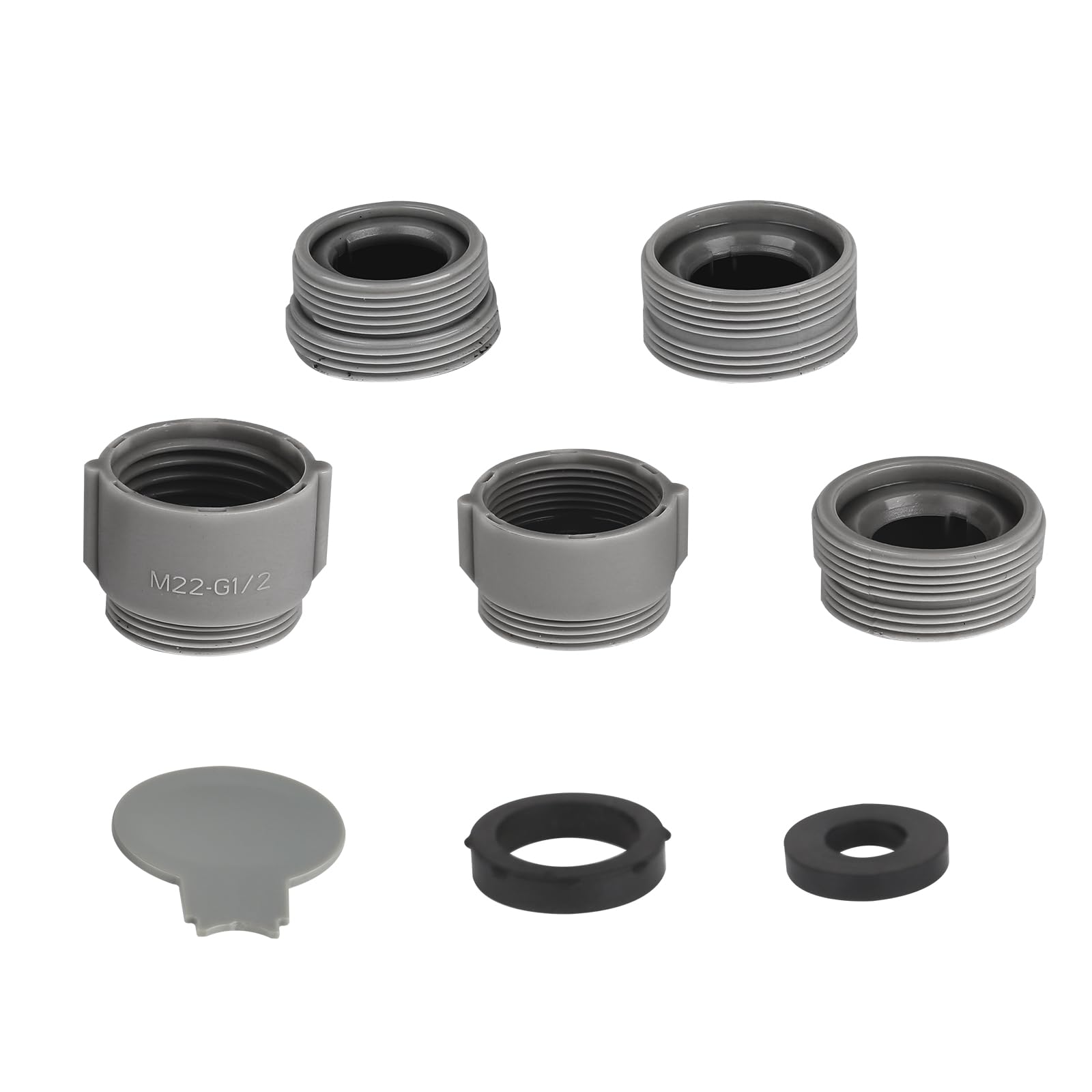 Hibbent Plastics Tap Aerator Connector, Male Thread Bathroom Faucet Adapter for Sink Faucet Water Purifier Adapter Aerator