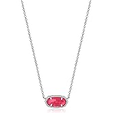 HS VALUES Crystal Stone Pendant Necklace - Elegant 14K Gold Plated Jewellery - Chic Gold Plated Pendant - Fashionable Women’s Necklace - Stylish Gemstone Necklace - Versatile Pendant