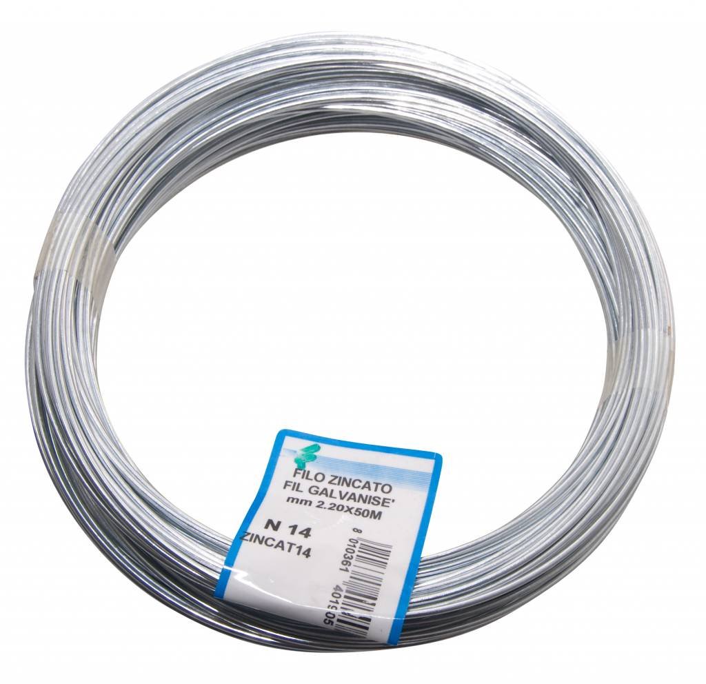filomat zincat14 Galvanised Wire for Voltage, Steel, Ø 2.2 mm