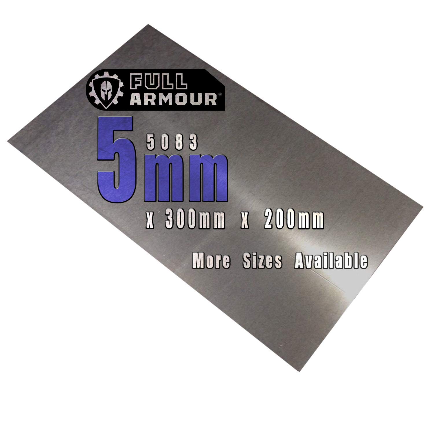 5mm Aluminium plate sheet - Grade 5083 (300mm x 200mm) — image 1