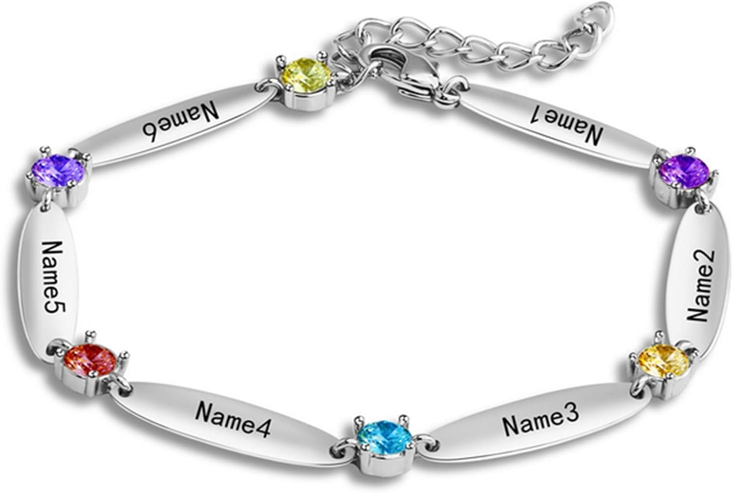 Braccialetto Rosa Con Lettera A Regolabile - Ciondolo Cuore, Scatola Regalo, Per Ragazze 4-18 Anni
