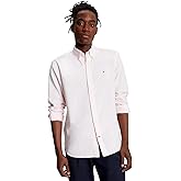 TOMMY HILFIGER Men's Signature Long Sleeve Casual Button Down Shirt in Regular Fit 2025 Collection