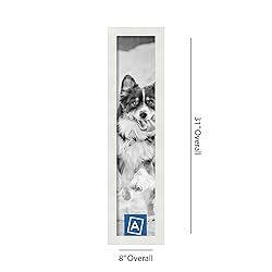 ArtToFrames 6x29 Inch White Picture Frame, This