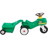 Little Tikes Tractor &amp; Cart, Foot-to-Floor Ride-On, for Boys and Girls Ages 1-5 Years