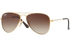Ray-Ban Junior Kids' Rj9506s Metal Aviator Sunglasses