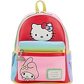 Loungefly Sanrio Hello Kitty and Friends Color Block Womens Double Strap Shoulder Bag Purse