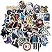 Harry Potter Cartoon Waterproof Stickers 100 pcs Car Laptop Helmet Luggage Vintage Skateboard Wall Decor Gift for Kids (Harry Potter)