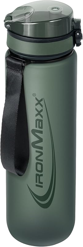 Sport Water Bottle - Mineral Green 1000ml | Borraccia robusta e antigoccia con tappo a vite | BPA-free e riutilizzabile | Per sport, viaggio, giorno