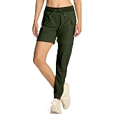 smawell Womens Hiking Pants Convertible Lightweight Joggers with Pocket | Safari,Quick Dry,Zip-Off,Outdoor,Ankle