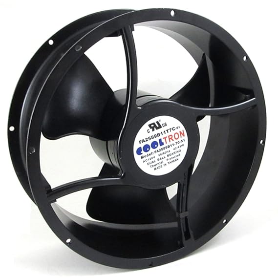 115V AC Cooling Fan. Ø254mm x 89mm HS Home Improvement