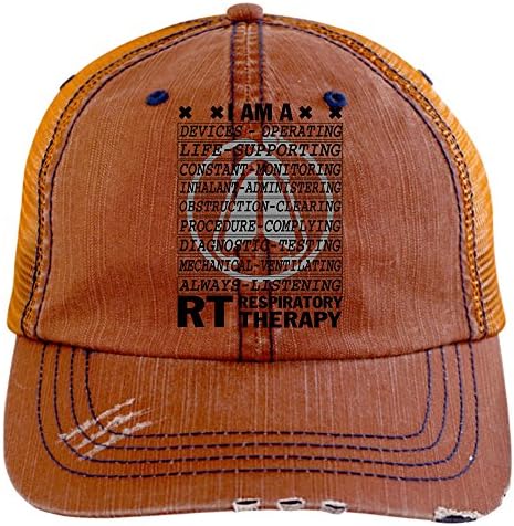 I Am A Life Supporting Hat, The Respiratory Therapy Trucker Cap