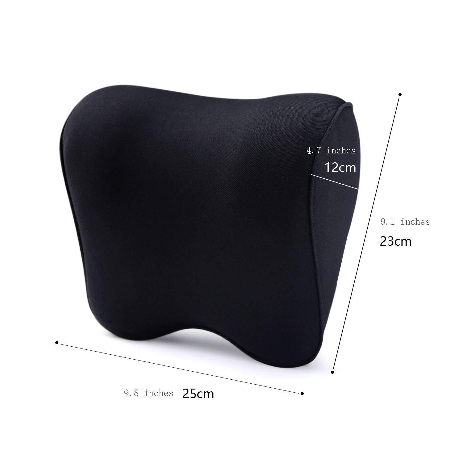 Dreamer Car Back Support in Car & Headrest Pillow Kit Designed for Car