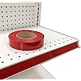 STORE FIXTURES DIRECT Decorative Gondola Shelving Vinyl Insert for Ticket Channel 130 FT. x 1.25 in. - Red