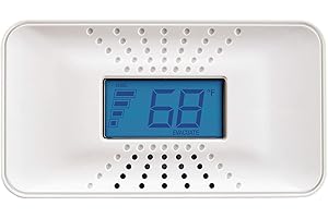 First Alert CO710 Carbon Monoxide Detector with 10-Year Battery and Digital Temperature Display , White