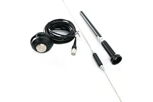 SZRMCC 22720 Radio Base Whip Antenna Pole Mount TNC Connector A00911 Cable for Trimble GPS 450-470MHZ High Frequency (TNC+450