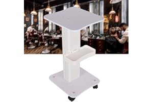 GDRASUYA10 Aluminum Trolley Wheel Stand Hair Salon Beauty Mobile Cart Rolling Trolley Hair Instrument Storage Tray USA