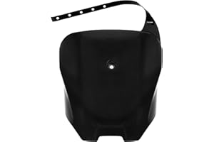 MARSRUT Dirt Bike Number Plate, Front Motorcycle Number Plate, Plastic Bike Front Body Armor Fits for CRF70, CRF80, CRF100, Motocross Parts Attachments for Dirt Fender (Black, Size: 30x22cm)