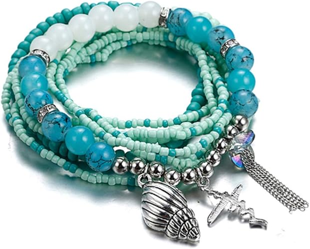 Amazon Hkun ブレスレット レディース ビーズ 編み込み 巻き 天然石 多層 ストレッチブレスレット 手首 足首 細い 美しい 法螺貝 ペンダント 海 誕生日 ジュエリー 緑 ブレスレット 通販 Amazon Hkun ブレスレット レディース ビーズ 編み込み 巻き 天然石 多層 ストレッチブレスレット 手首 足首 細い 美しい 法螺貝 ペンダント 海 誕生日 ジュエリー 緑 ブレスレット 通販