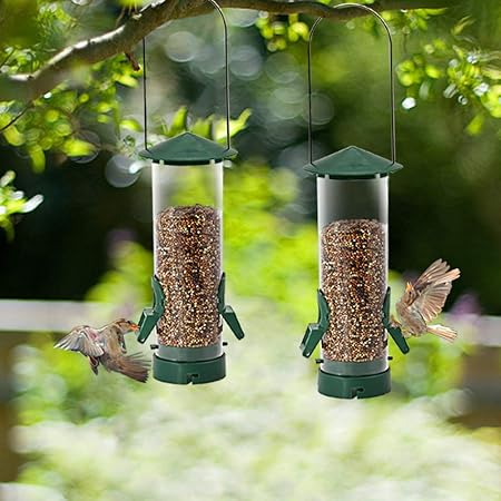 Amazon Com Twinkle Star Wild Bird Feeder Tube Feeder With Metal