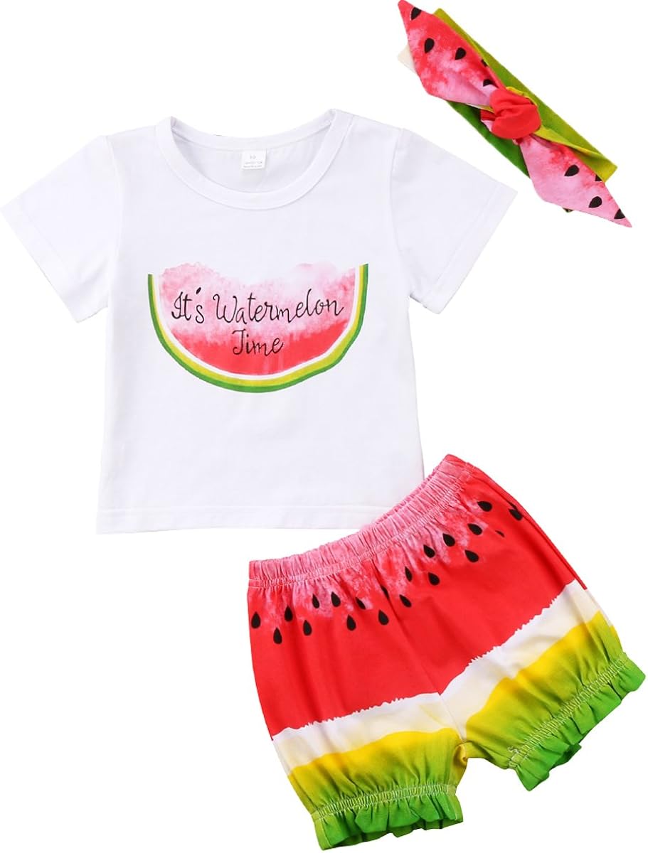 watermelon outfit for baby girl