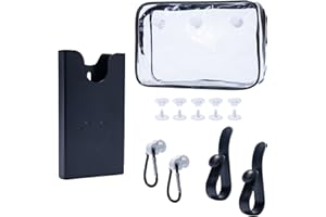 Generic 6 Pack Accessories Set Compatible for Bogg Bag, Phone Holder, Clear Inserts Pouch, Hooks & Key Chain, Organize Valuables Accessories for Bogg Bags