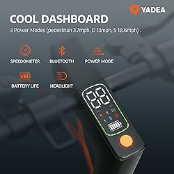 YADEA Electric Scooter Adults, Foldable Commuting