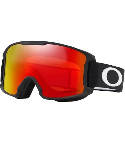 Amazon.com: Oakley Line Miner Snow Goggle, Youth-Fit, Matte Black