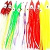 Luengo-30pcs75cm9cm12cm-Multicolour-Soft-Plastic-Octopus-Lures-Hoochie-Squid-Skirt-Lures-Trolling-Saltwater-Bait