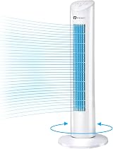 PureMate 31-Inch Tower Fan with Oscillation and Aroma Function - 3 Speeds view 1