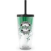 Tervis NHL Dallas Stars - Shatter Made in USA Double Walled Insulated Tumbler Travel Cup Keeps Drinks Cold & Hot, 24oz with Straw Lid, Classic