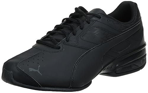 PUMA Mens Tazon 6 Cross Trainer, Wide Fracture-PUMA Mens Black, 13