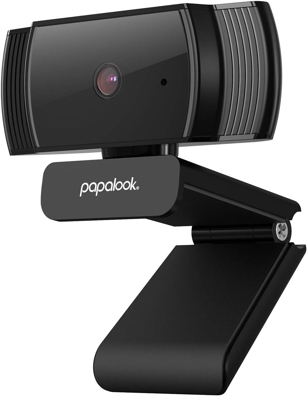 PAPALOOK HD 1080P Webcam AF925 with Auto Focus, Fold-and-Go Design, 360-Degree Swivel, Noise Reduction Microphone, USB Computer Laptop Camera - Black