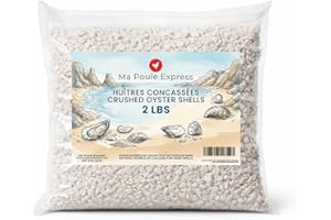 Ma Poule Express – Proudly Canadian – Poultry Oyster Shell (Crushed) – 2 lb (0.9 kg) | Natural Calcium Supplement for Laying 